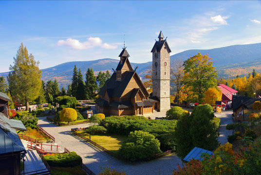 Karpacz Kirche Wang - Karpacz, the church Vang