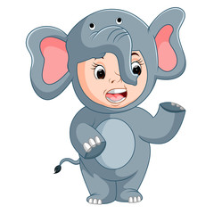 cute kids wearing animal costumes