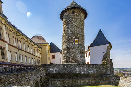 Castle Voigtsberg in Oelsnitz in the Vogtland