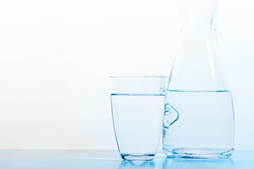 water glass and jug