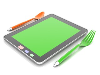 Obraz na płótnie Canvas Tablet computer