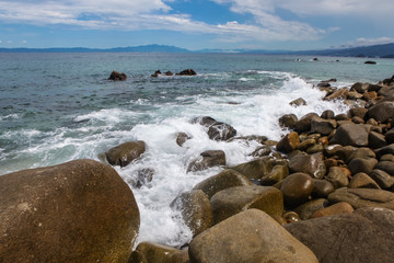 Fototapeta na wymiar Playa Las Animas in Mexico