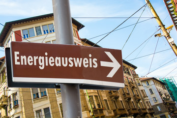 Schild 223 - Energieausweis