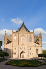 Fototapeta na wymiar Barbora Cathedral (Kutna Hora, Czech Republic)