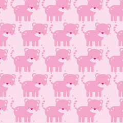 Obraz premium baby animal pattern