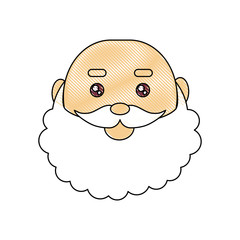 cartoon old man icon