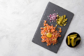 Salmon tartare