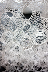 plastic material in abstract form