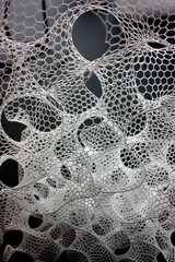 plastic material in abstract form