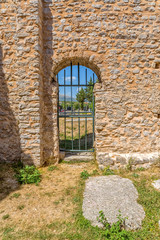 Fototapeta na wymiar Pre-romanesque Church door