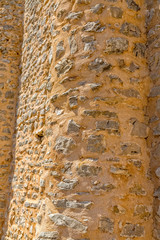 Pre-romanesque church rounded wall