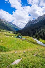 Altyn Arashan valley, Kyrgyzstan