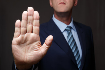 Stop gesture