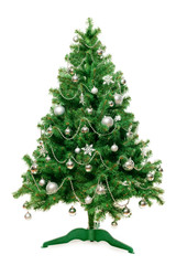 Christmas Tree isolated on white background