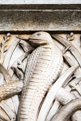 Obraz premium Natural History Museum in London- building and details 