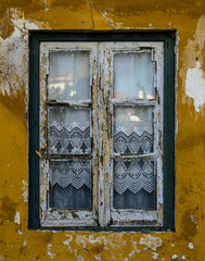 Fenêtre à Alferrarede Velha, Abrantes, Portugal