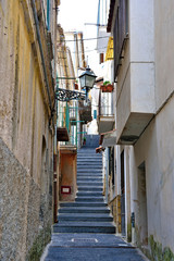 the old town of Pizzo Calabro Italy 