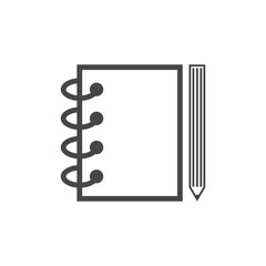 Notepad Icon, notebook icon