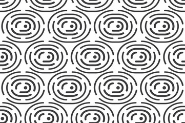  Black and white seamless geometric pattern