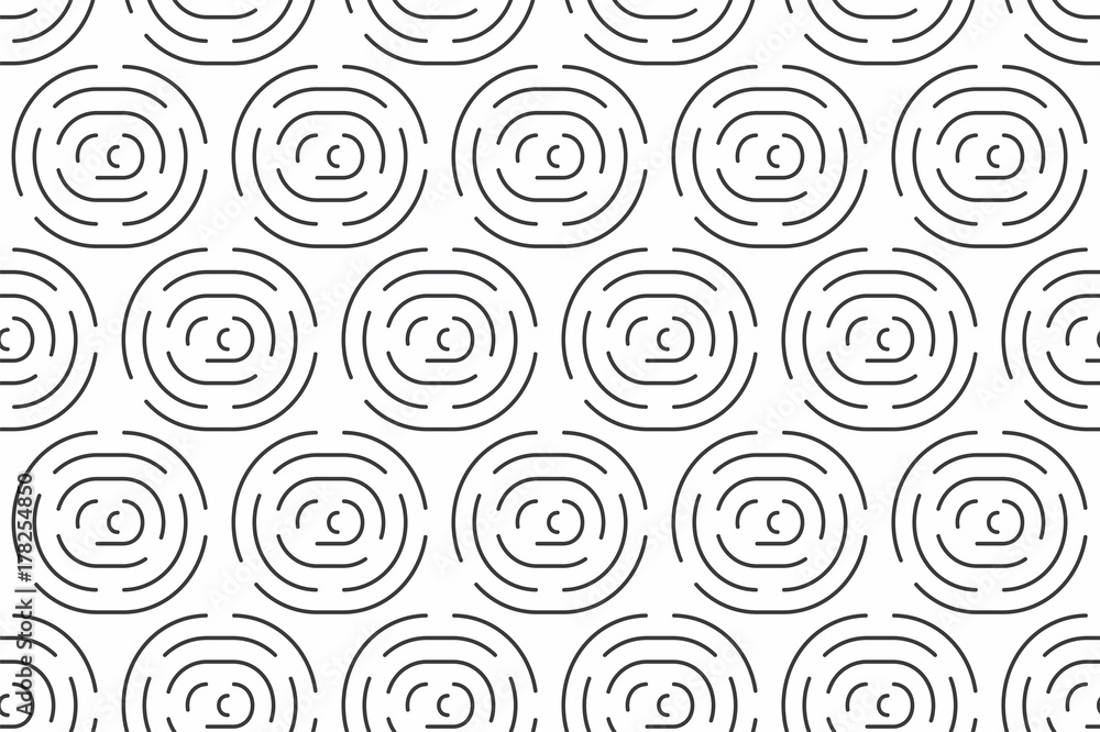 Poster geometric seamless pattern with linear