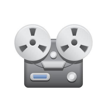 Reel Tape Recorder - Novo Icons . A professional, pixel-aligned icon designed on a 64 x 64 pixel.  