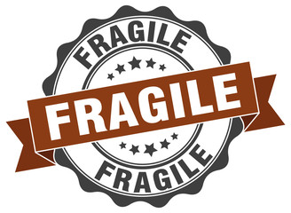 Obraz premium fragile stamp. sign. seal