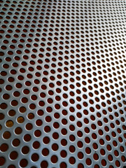 Perforated steel sheet, perforated plate of stainless steel sheet.