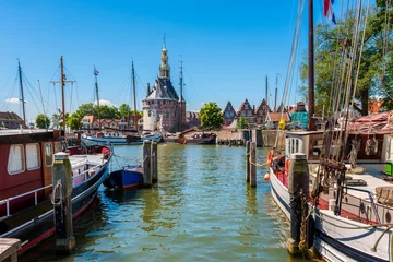 Foto op Plexiglas Old Harbor of Hoorn Netherlands © allard1