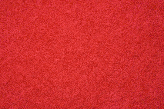 texture of red towel for a background