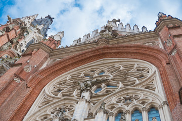 Fototapeta premium La Plata cathedral facade.