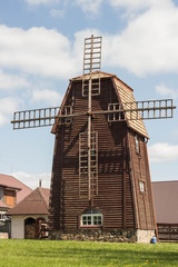 windmill made of wood © MariaKitsune