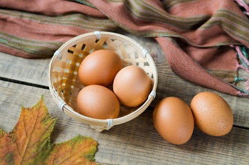 eggs in a basket