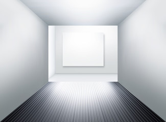 white exhibition space