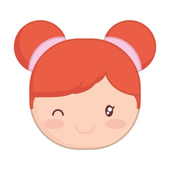 cartoon girl icon