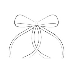 ribbon bow ballet decoration ornament