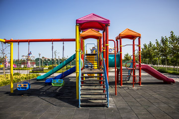 Fototapeta na wymiar Children's playground