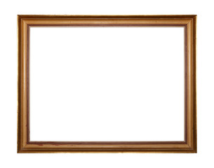 Golden picture or photo frame