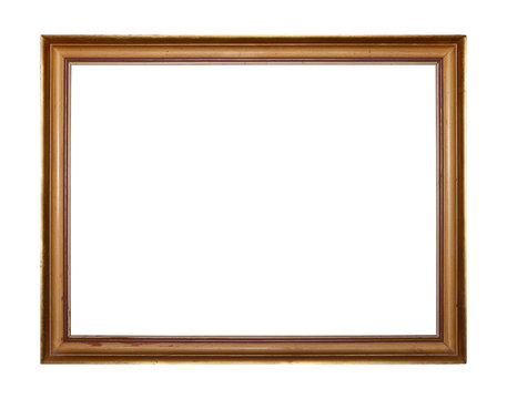 Golden picture or photo frame