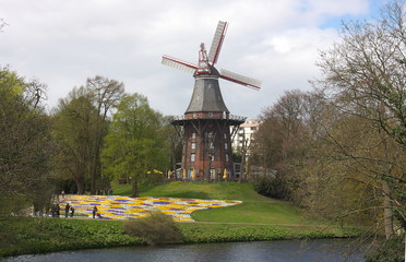 Obraz premium Bremen - Mühle am Wall - II - 