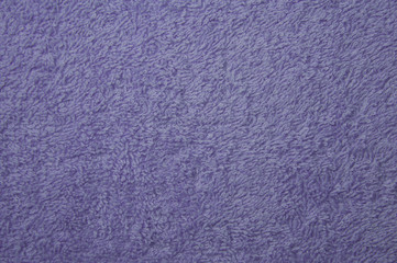 fabric texture of violet towel for a background
