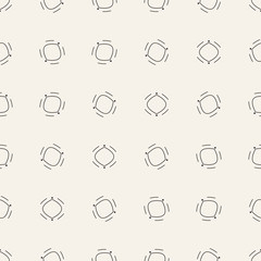 Seamless abstract pattern. Repeating geometry. Stylish geometrical composition.