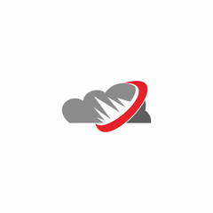 Obraz premium Could abstract Logo