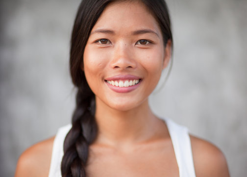Portrait of a beautiful Asian woman