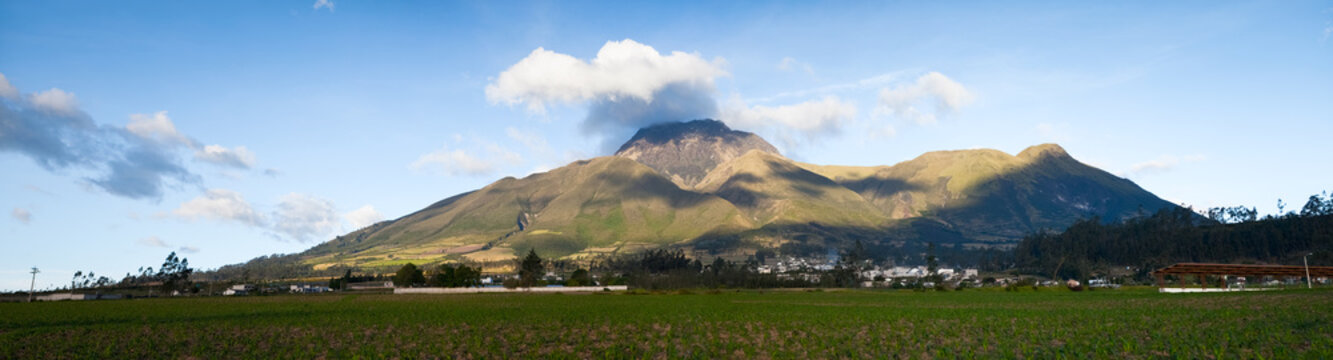 Imbabura a volcano in northern Ecuador