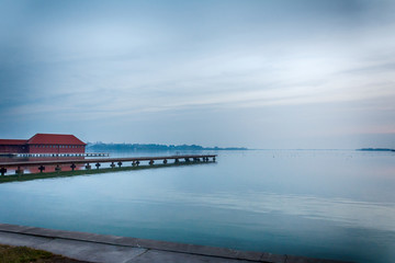 Naklejka premium Palic lake from Serbia