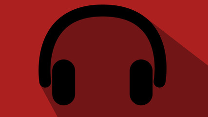 musical headphones icon