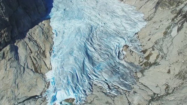 Glacier in the jostedalsbreen national park in norway