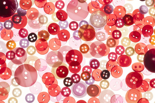 Backgrounds: Translucent Buttons, mainly red and pink colours
