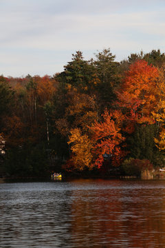 Canoeing in Autumn, View 2