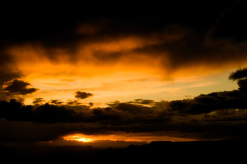 Sonnenuntergang, Abendrot